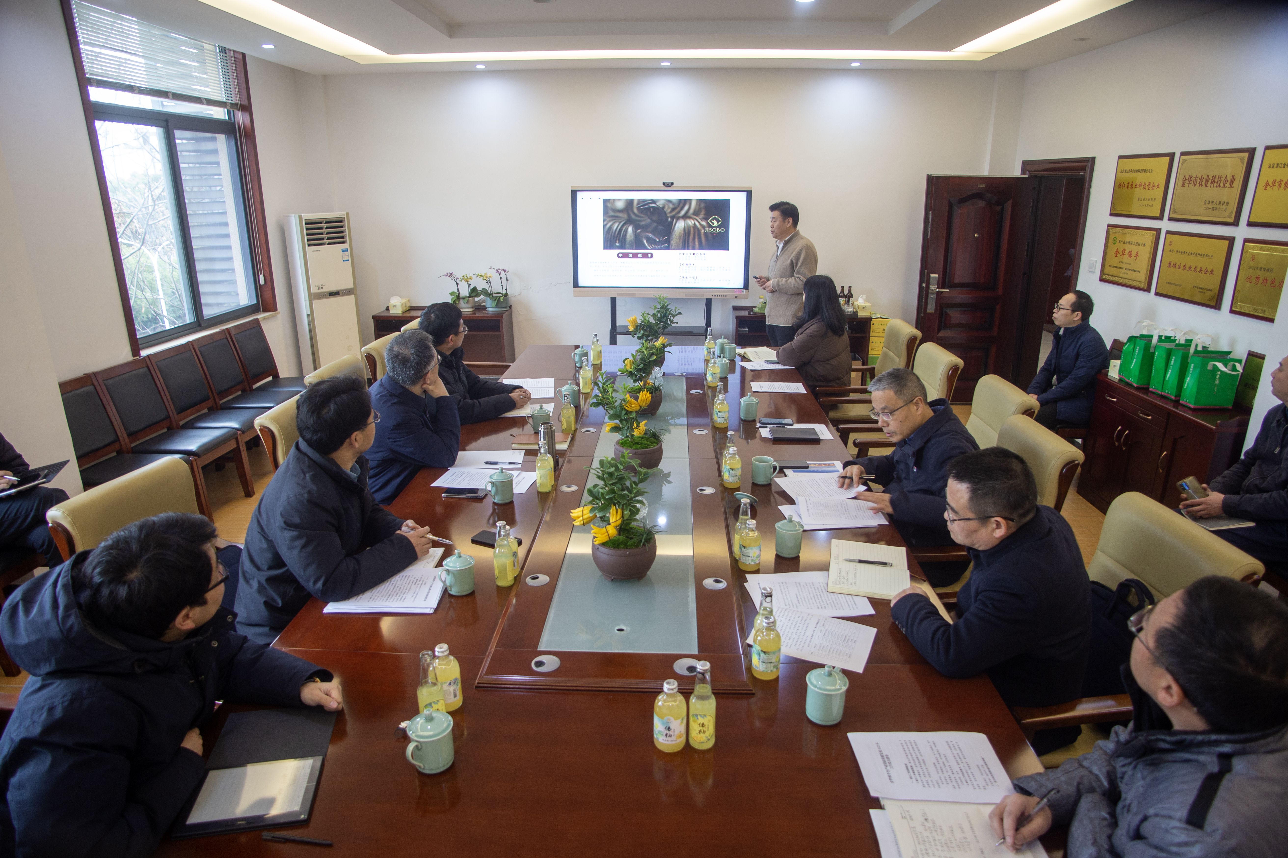 Mayor’s Inspection of Jinhua Fingered Citron Industry: Charting a New Blueprint 